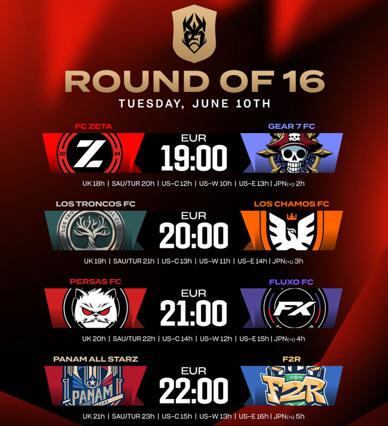 Prima parte degli ottavi