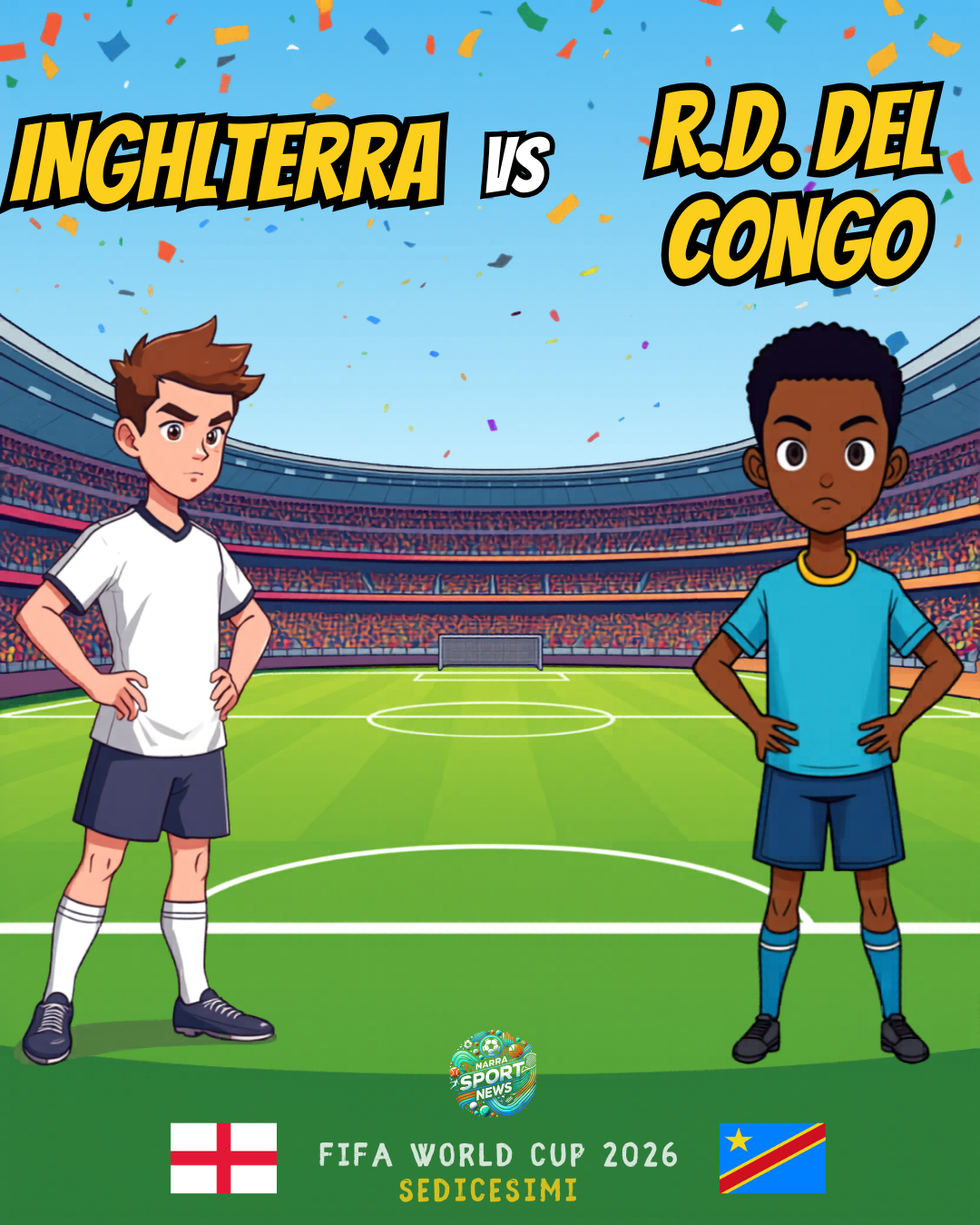 Inghilterra-Rep. Dem. del Congo