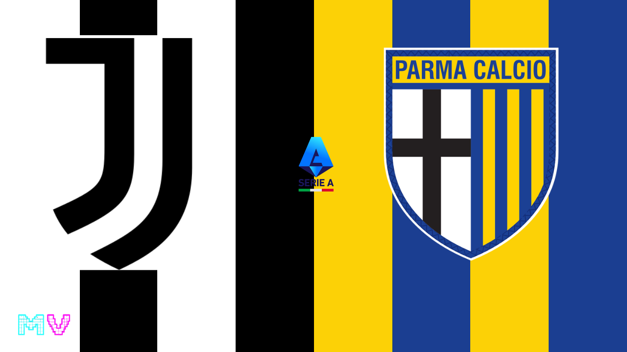 Grafica di copertina per la partita Juventus-Parma di Serie A